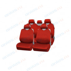 Чехлы - майки комплект R-1 plus закрытые сиденья полиэстер темно-серые Autoprofi