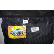 Чехлы Chevrolet Lanos 05- жаккард спинка 1/2 черные Trend Ростов