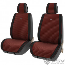 Накидка на сиденье PSV Bliss 2 передняя черно-красная 2 шт.