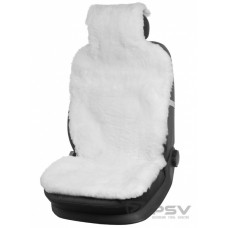 Накидка на сиденье нат.мех овчина PSV Jolly Lux белая 1 шт.