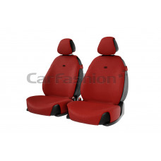 Накидка на сиденье CarFashion Forum полиэстр передняя красная 2 шт. *