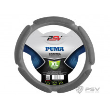 Оплетка руля XL PSV Puma (Race) поролон (5 подушечек) серая