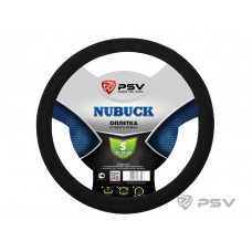 Оплетка руля S PSV Nubuck нубук черная